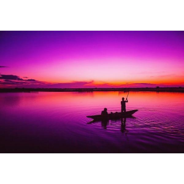 Fishing At Sunrise