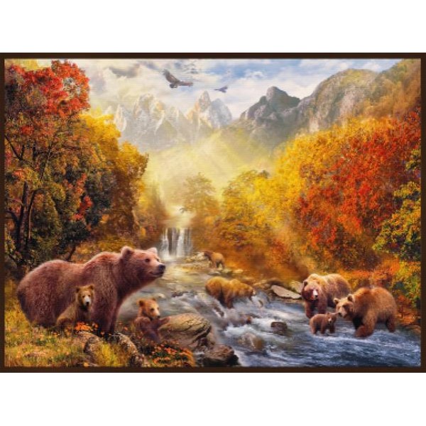 Bears By The Stream